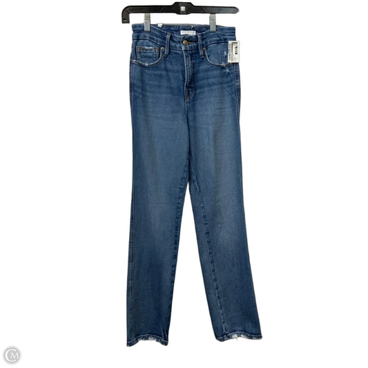 Jeans Straight By Good American In Blue Denim, Size: 00