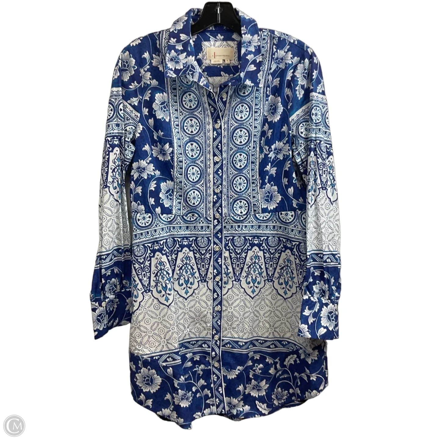 Dress Casual Short By Anthropologie In Blue, Size: M