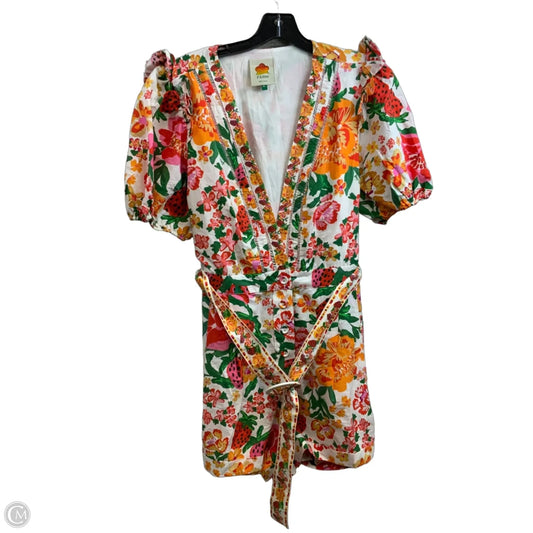 Romper By Farm Rio In Green & Yellow, Size: Xl