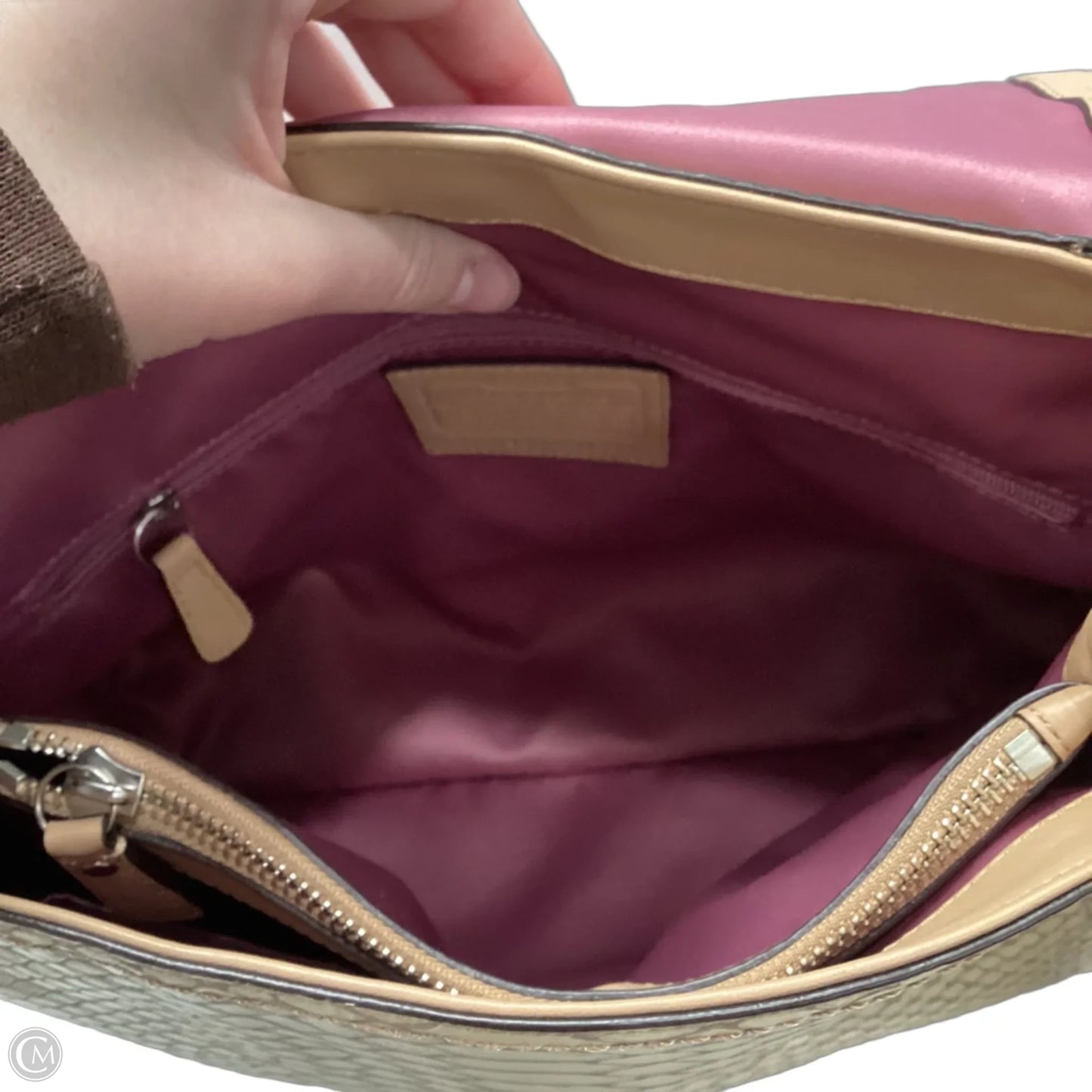 Handbag Designer By Coach, Size: Large