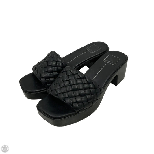 Sandals Heels Block By Dolce Vita In Black, Size: 9