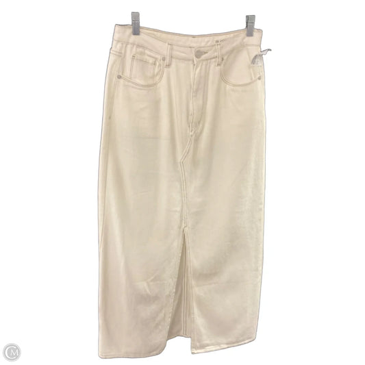 Skirt Maxi By Blanknyc In Cream, Size: 4