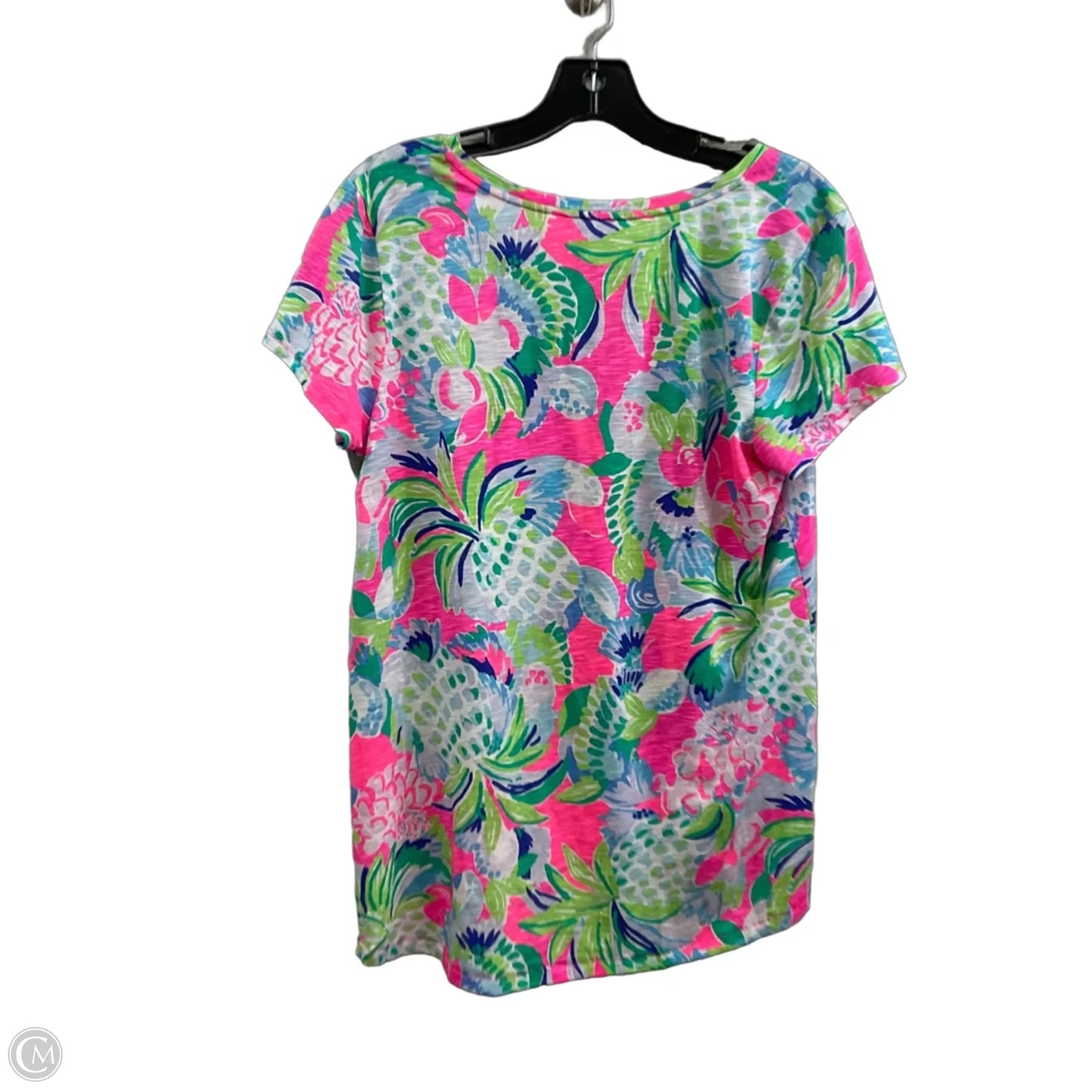 Top Short Sleeve By Lilly Pulitzer In Pink, Size: M