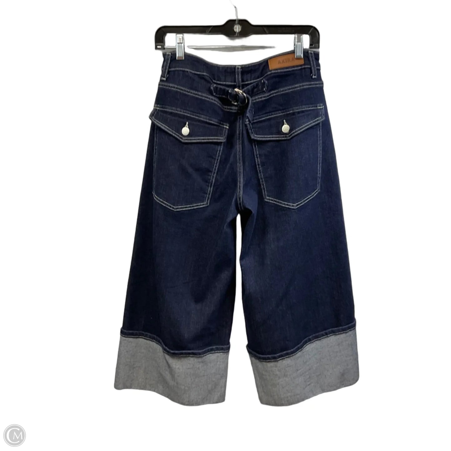 Jeans Cropped By Akira In Blue Denim, Size: M