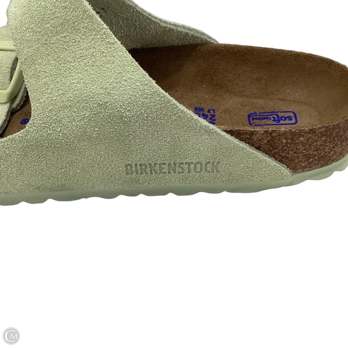 Sandals Flats By Birkenstock In Green, Size: 7