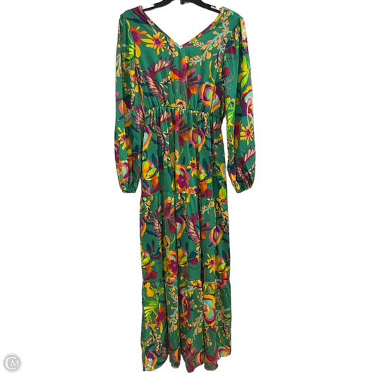 Dress Casual Maxi By PERIWINKLE COLLECTION In Green, Size: Xs