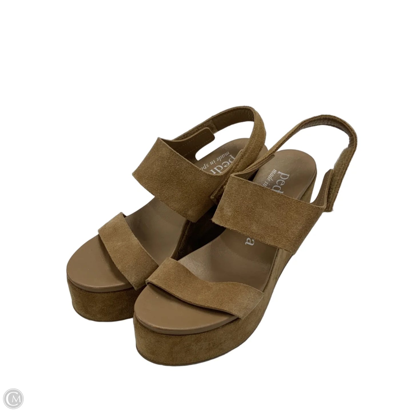 Sandals Heels Wedge By PEDRO GARCIA In Brown, Size: 7
