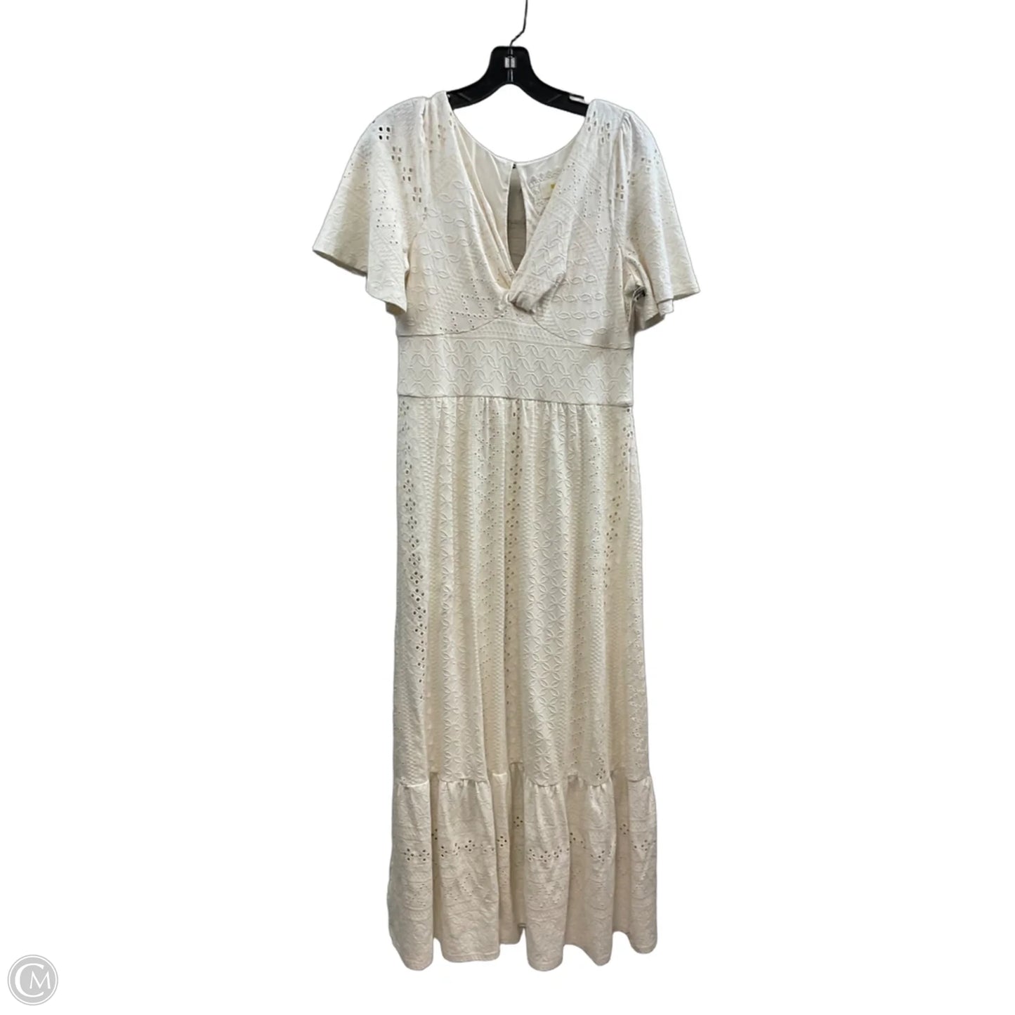 Dress Casual Maxi By Maeve In Cream, Size: M