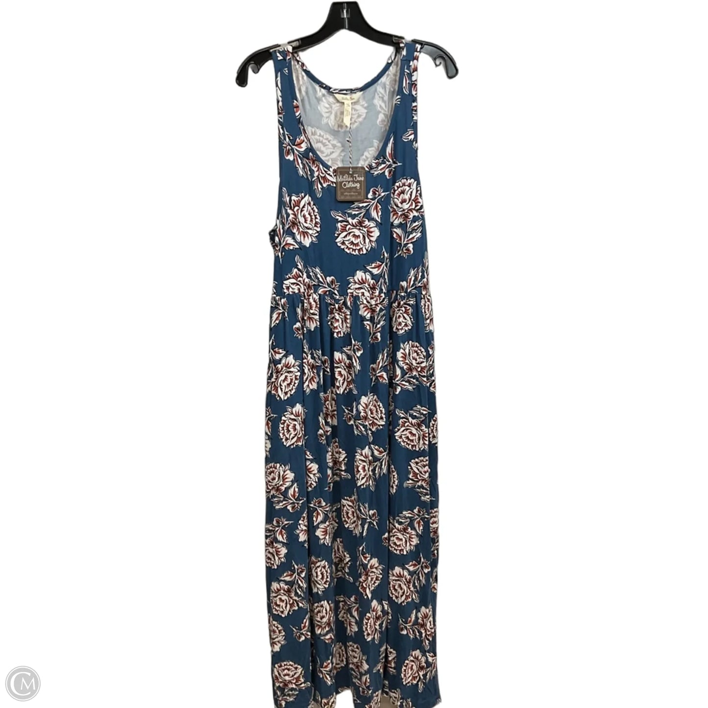 Dress Casual Maxi By Matilda Jane In Blue, Size: Xl