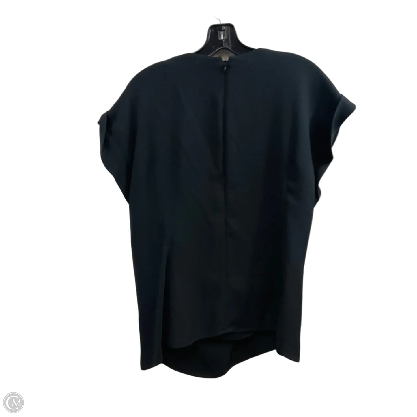 Blouse Designer By Lafayette 148 In Black, Size: 1x