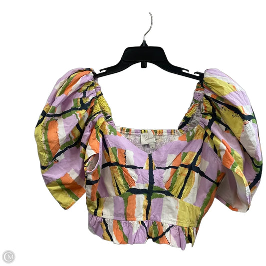 Top Short Sleeve By Cleobella In Purple, Size: M