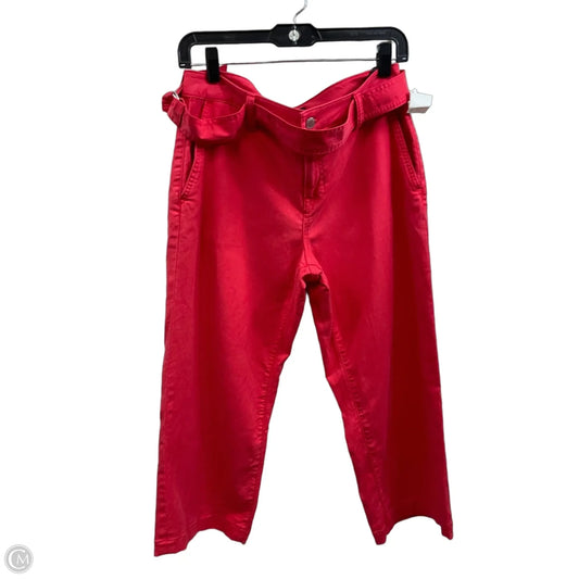 Capris By Liverpool In Red, Size: 2