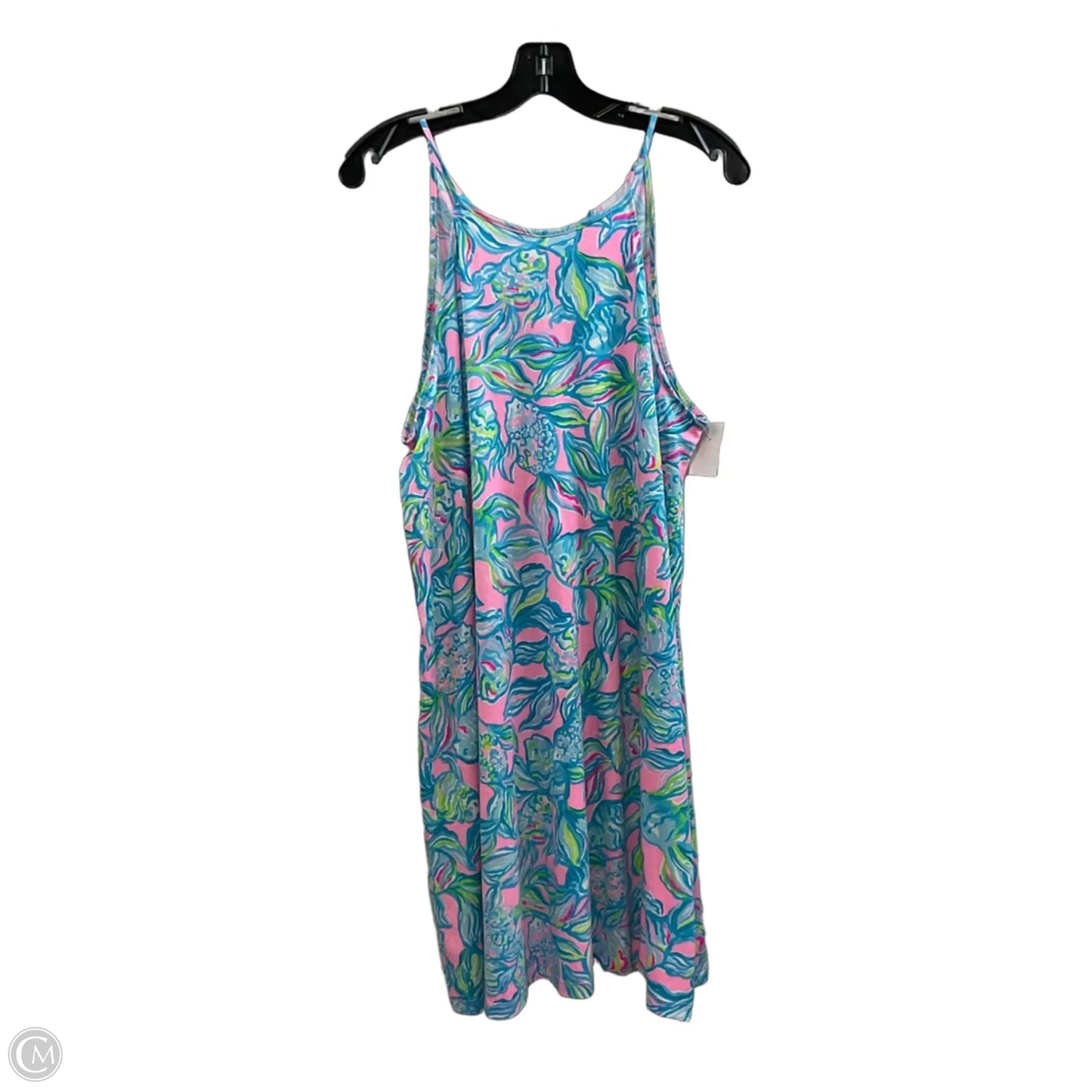 Dress Casual Short By Lilly Pulitzer In Blue & Pink, Size: L