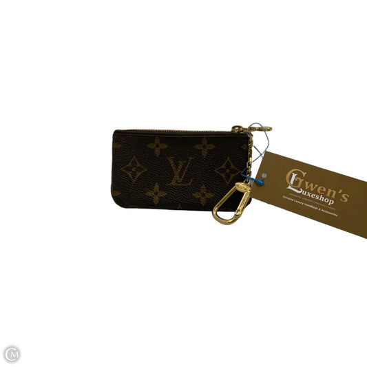 Coin Purse Luxury Designer By Louis Vuitton, Size: Small