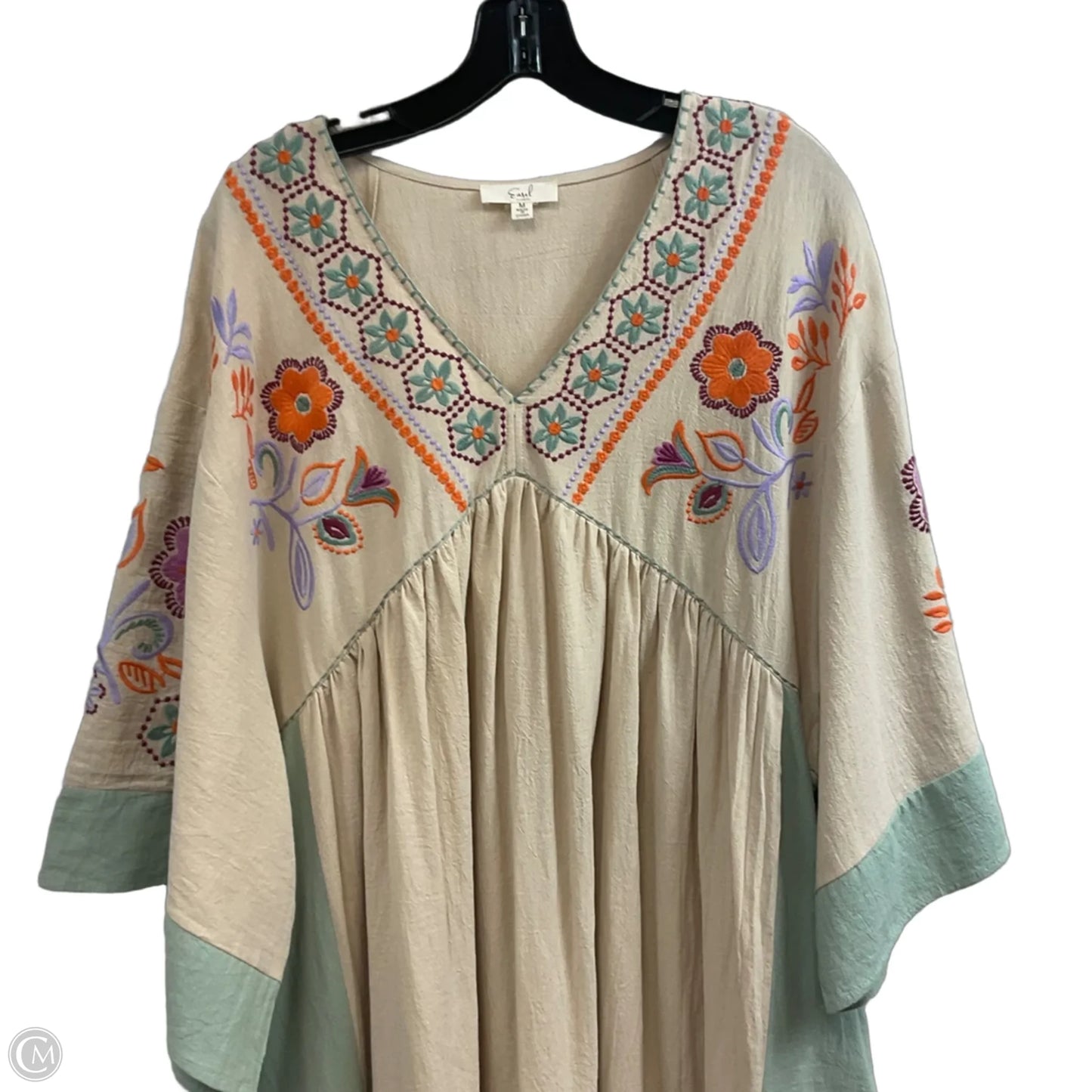 Dress Casual Midi By Easel In Beige, Size: M