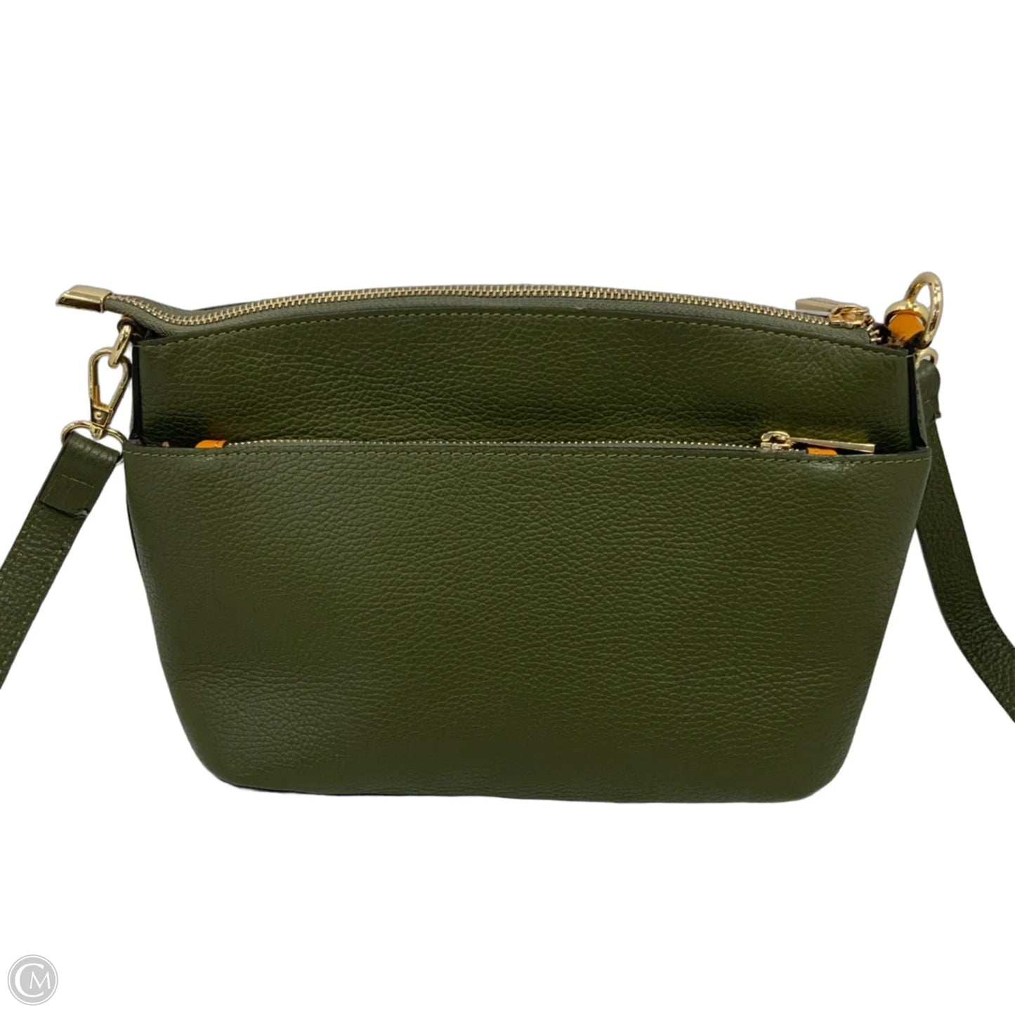 Handbag Leather By Clothes Mentor, Size: Medium