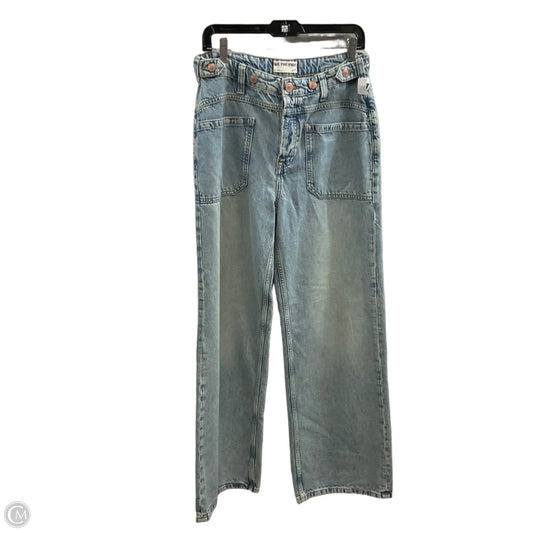 Jeans Wide Leg By We The Free In Blue Denim, Size: 4