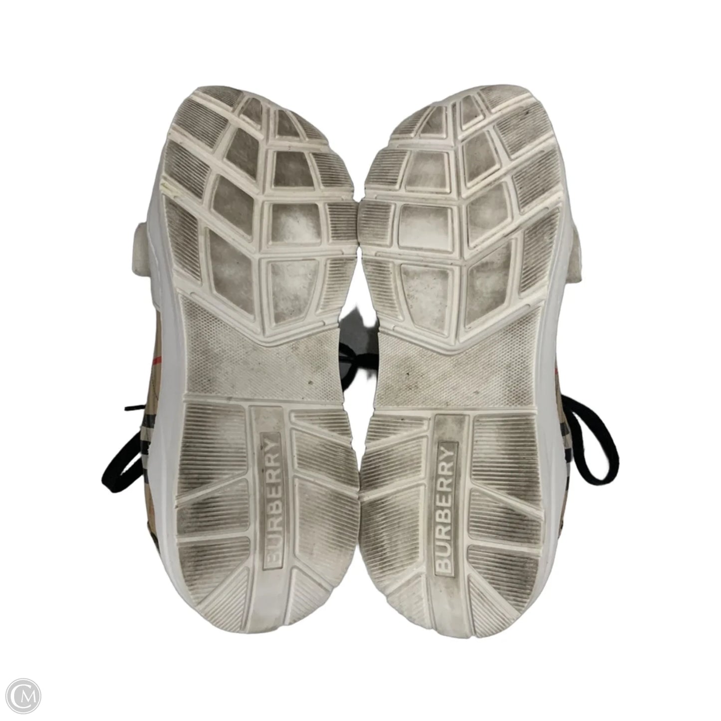 Shoes Luxury Designer By Burberry In White, Size: 9