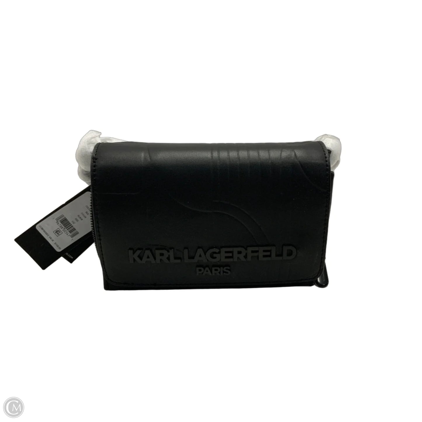 Crossbody Leather By Karl Lagerfeld, Size: Medium