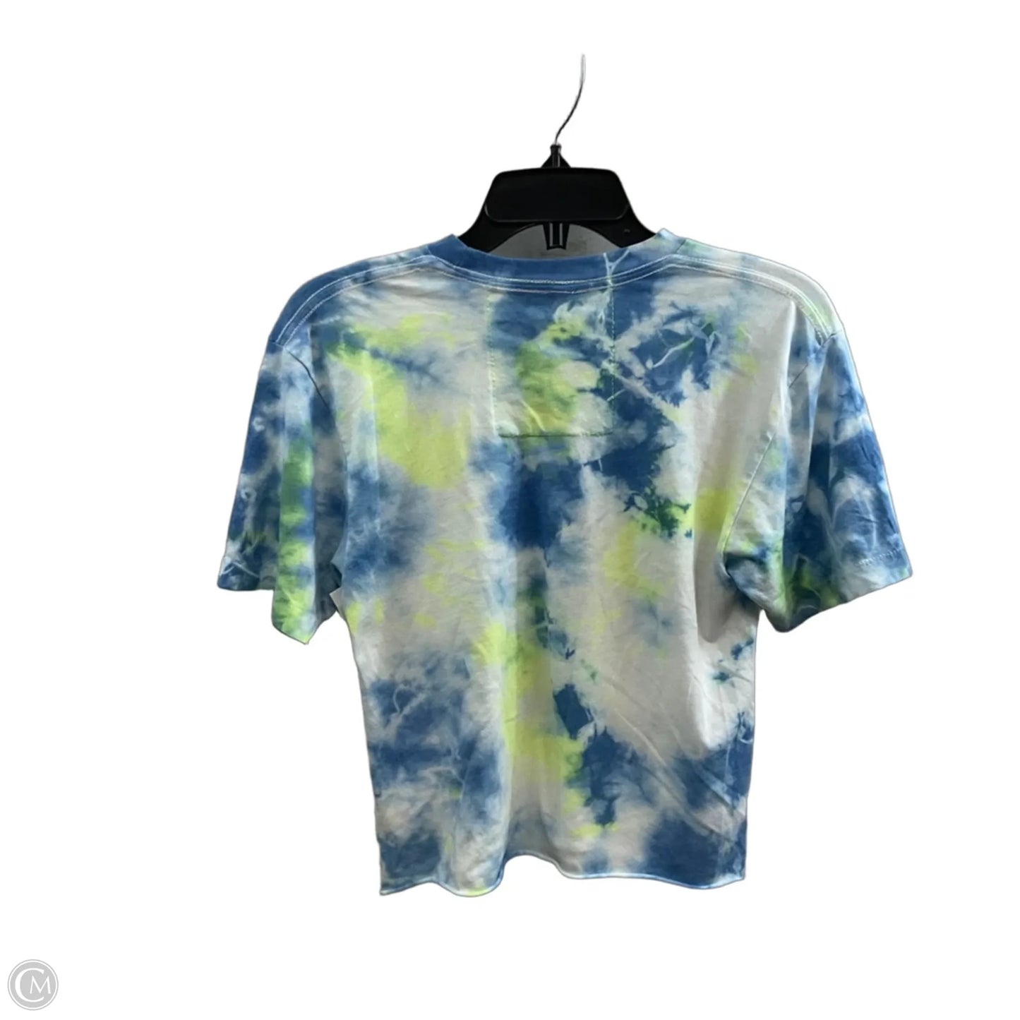 Top Short Sleeve By AVIATOR NATION In Blue & Yellow, Size: S
