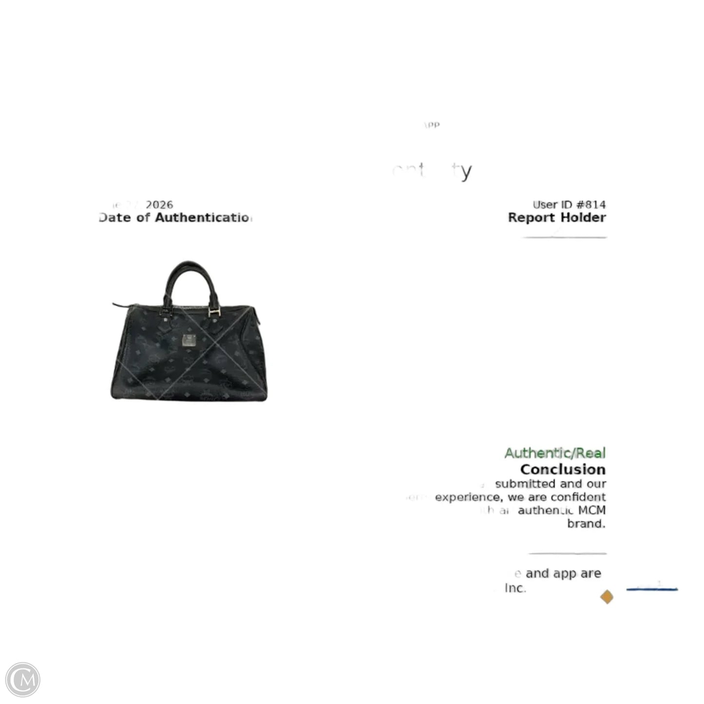 Handbag Luxury Designer By Mcm, Size: Medium