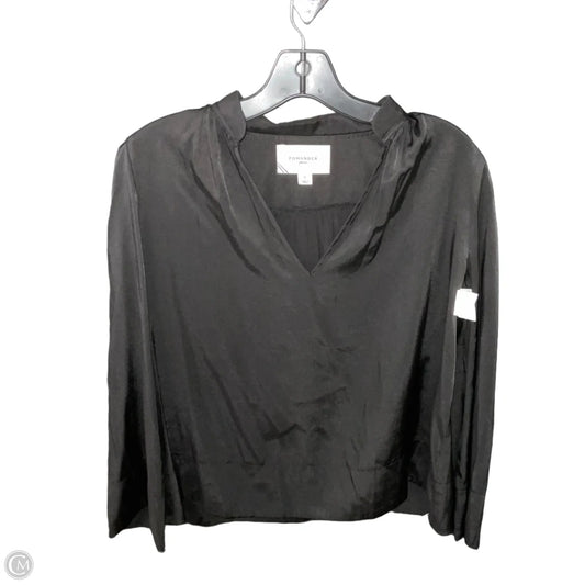 Blouse Long Sleeve By Pomander Place In Black, Size: S