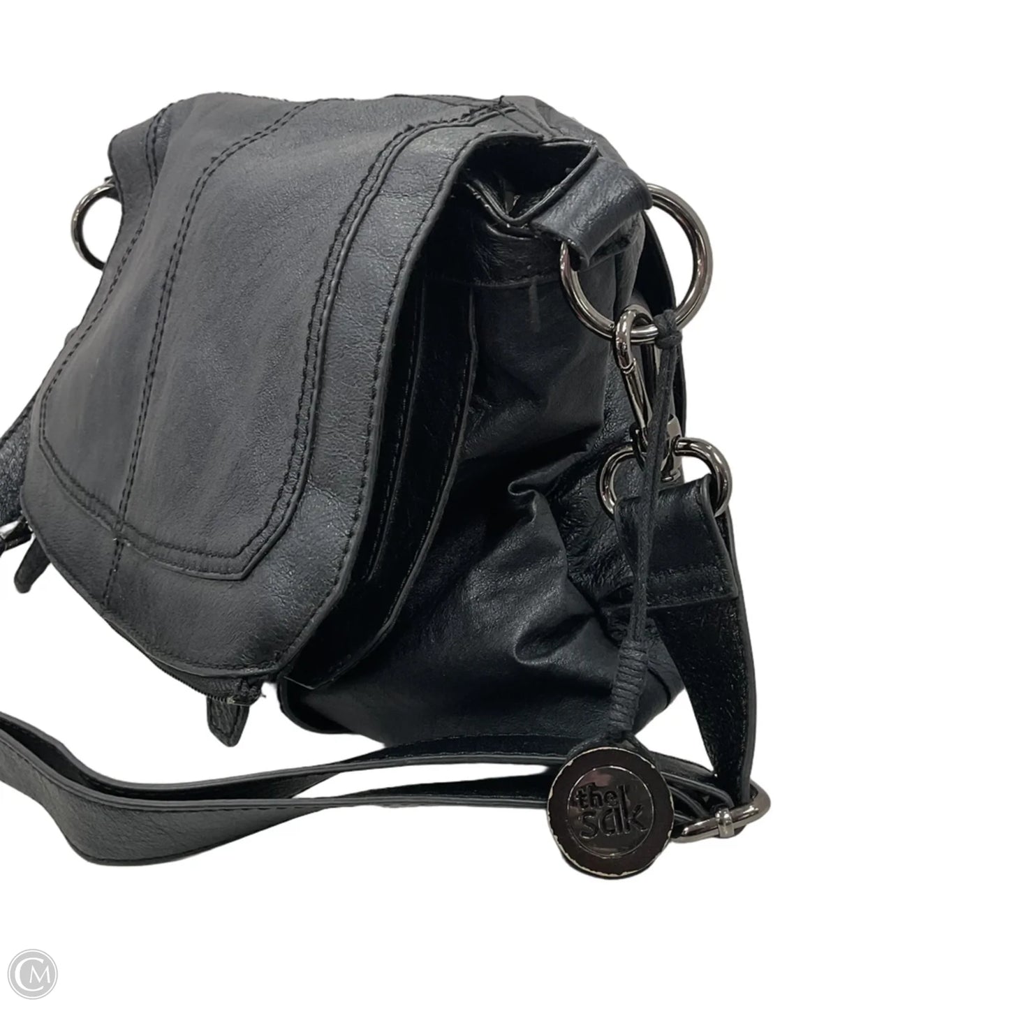 Handbag Leather By The Sak, Size: Medium