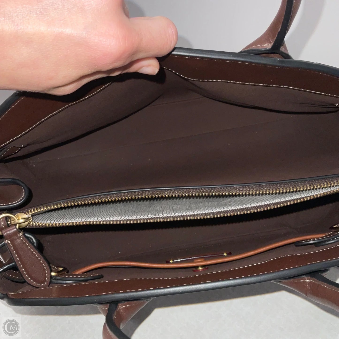 Handbag Designer By Coach, Size: Large