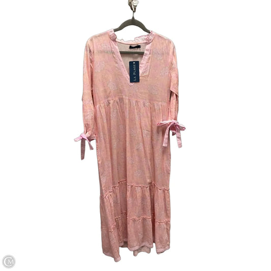 Dress Casual Maxi By LA PLAGE In Pink, Size: S