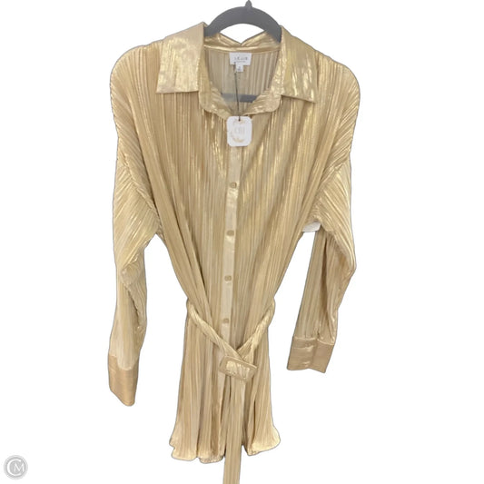 Dress Party Short By Le Lis In Gold, Size: S
