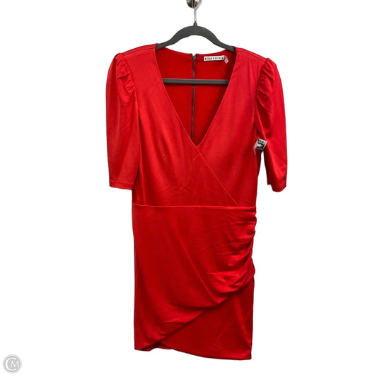 Dress Designer By Alice + Olivia In Red, Size: L