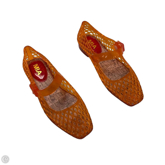Shoes Flats By Mia In Orange, Size: 6