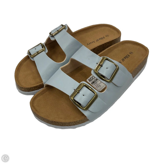 Sandals Flats By Ella & Avery In Blue, Size: 6