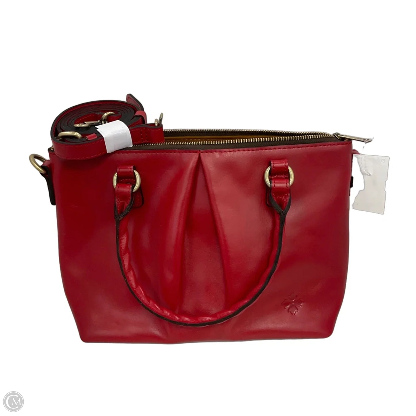 Handbag Leather By Patricia Nash, Size: Medium