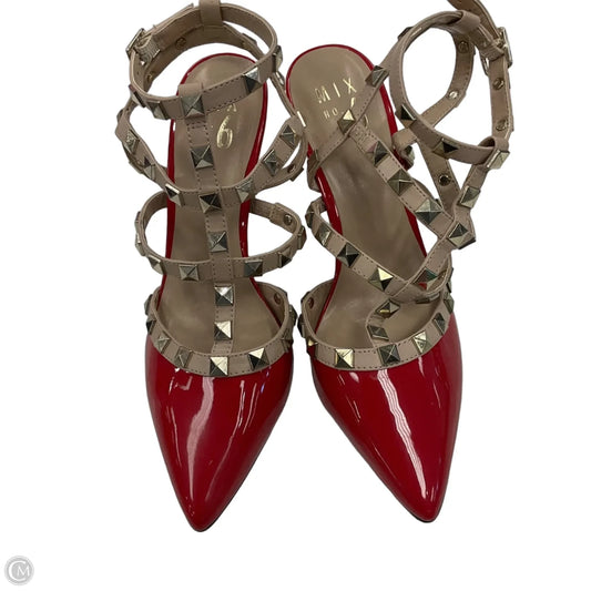 Shoes Heels Stiletto By Mix No 6 In Red, Size: 7