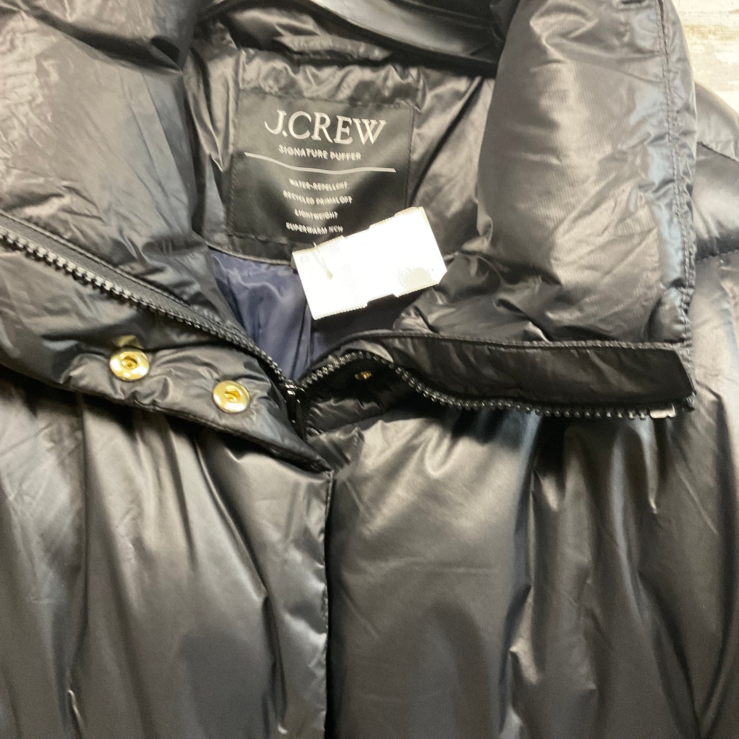 Coat Puffer & Quilted By J. Crew In Black, Size: M