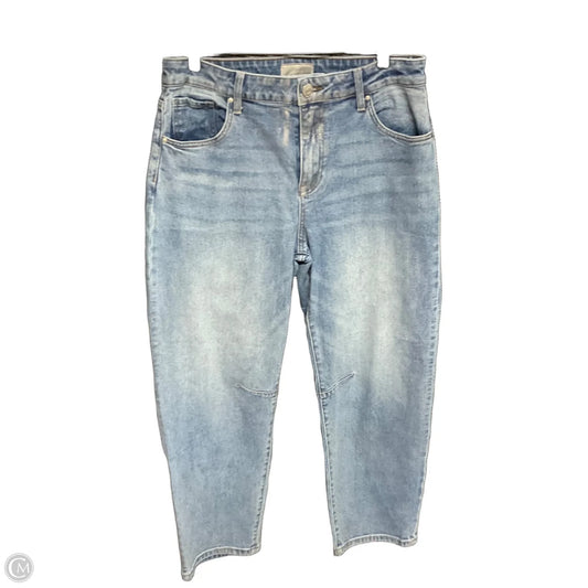 Jeans Wide Leg By Kut In Blue Denim, Size: 8