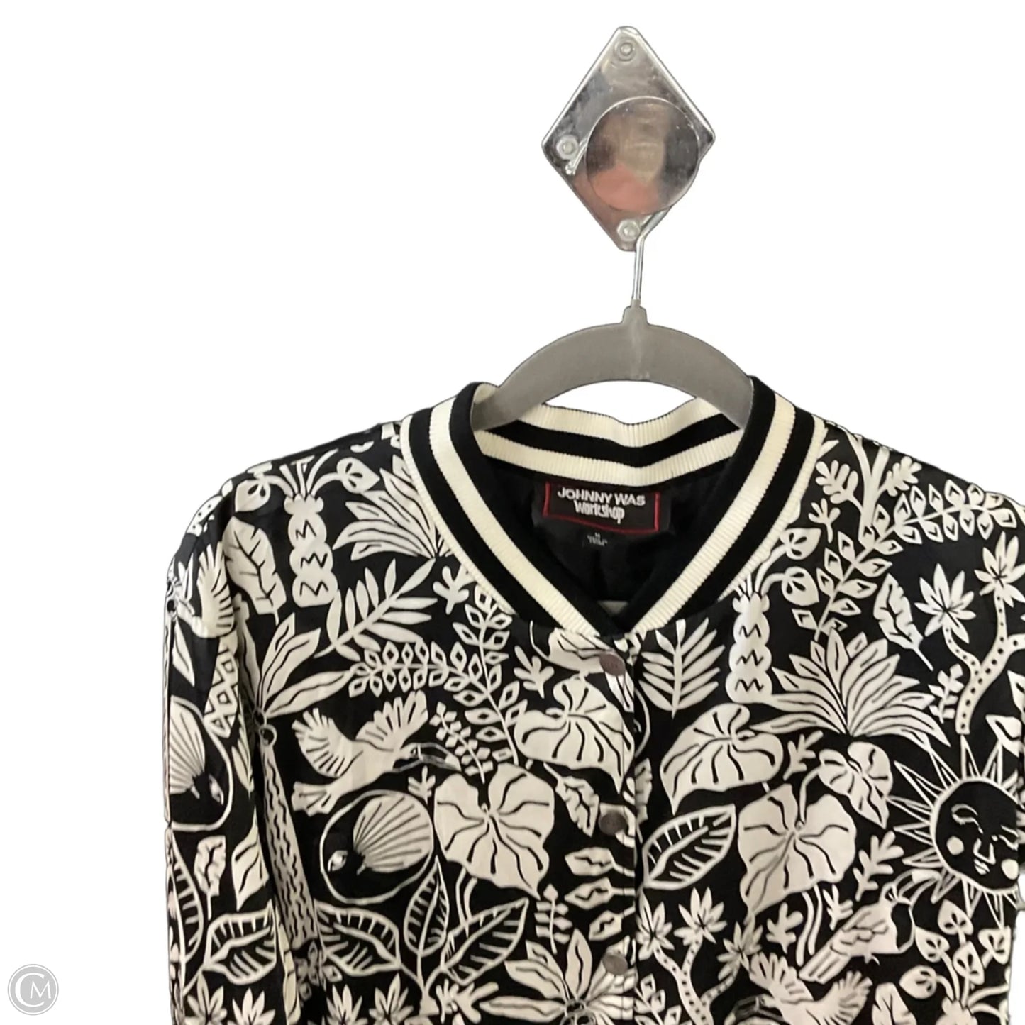 Jacket Other By Johnny Was In Black, Size: M