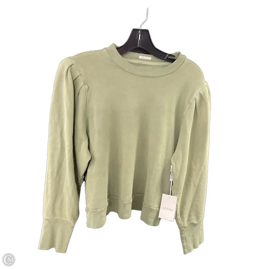 Sweatshirt Designer By Mother In Green, Size: Xl