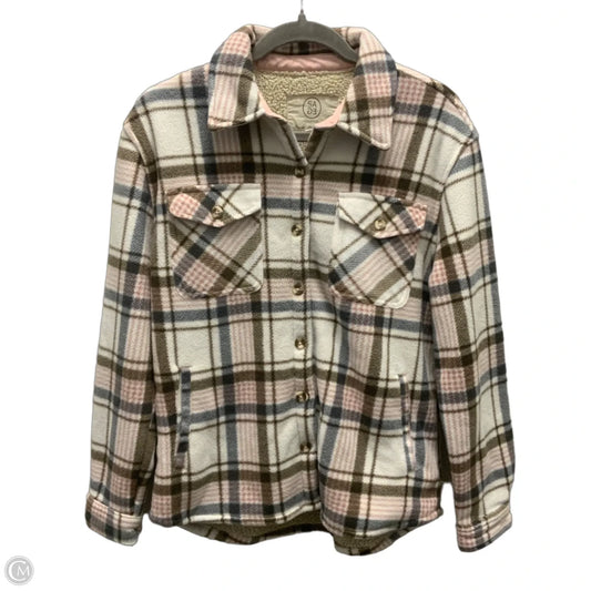 Jacket Fleece By Sage In White, Size: S