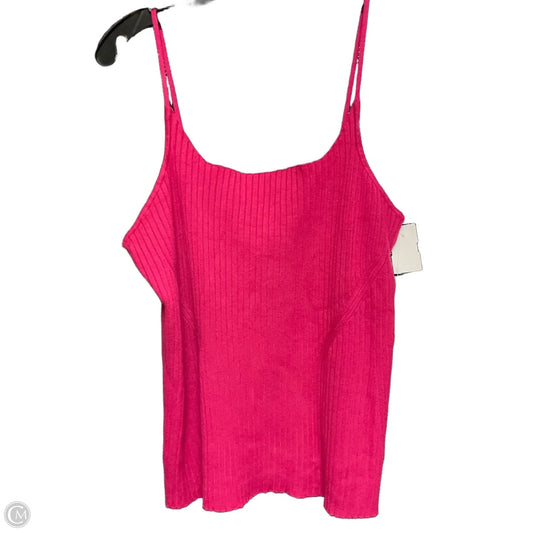 Top Sleeveless By Maeve In Pink, Size: Xl