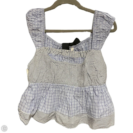 Top Sleeveless By Anthropologie In Blue, Size: L