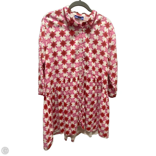Dress Casual Short By Ros Garden In Red, Size: M