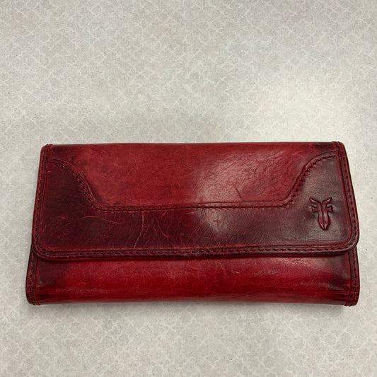 Wallet Leather By Frye, Size: Medium