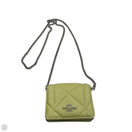 Crossbody Designer By Coach, Size: Small