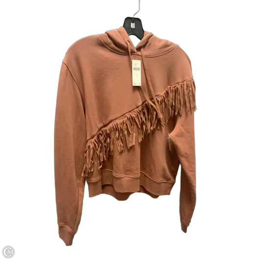 Sweatshirt Hoodie By Pilcro In Brown, Size: S