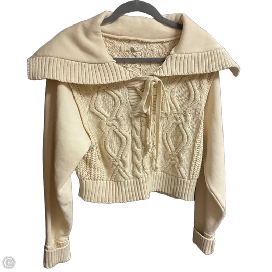 Sweater By Pilcro In Cream, Size: Xxs