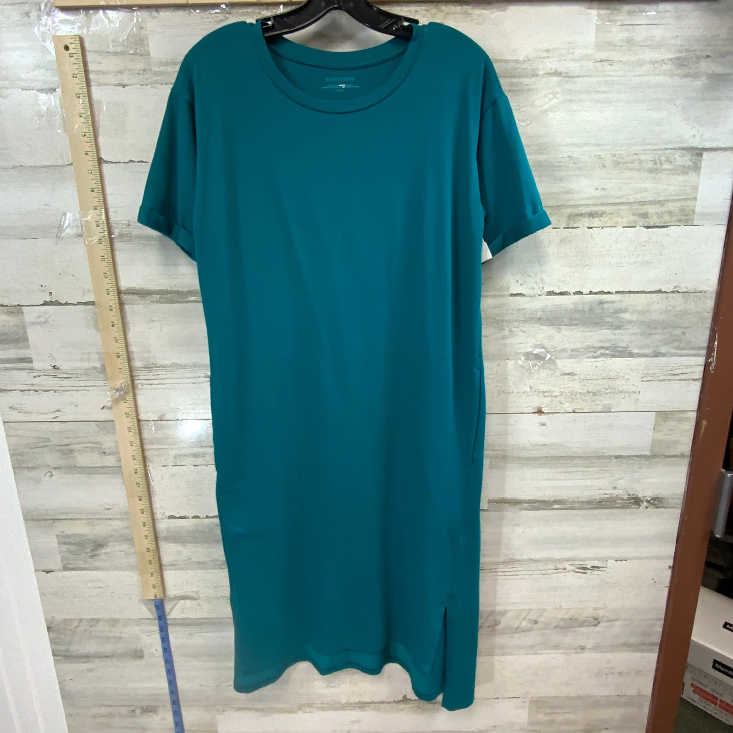 Green Dress Casual Short Eileen Fisher, Size Xs