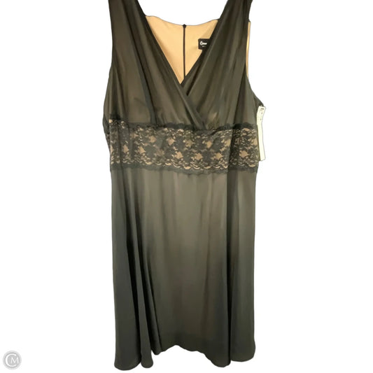 Dress Party Midi By Connected Apparel In Black, Size: 3x