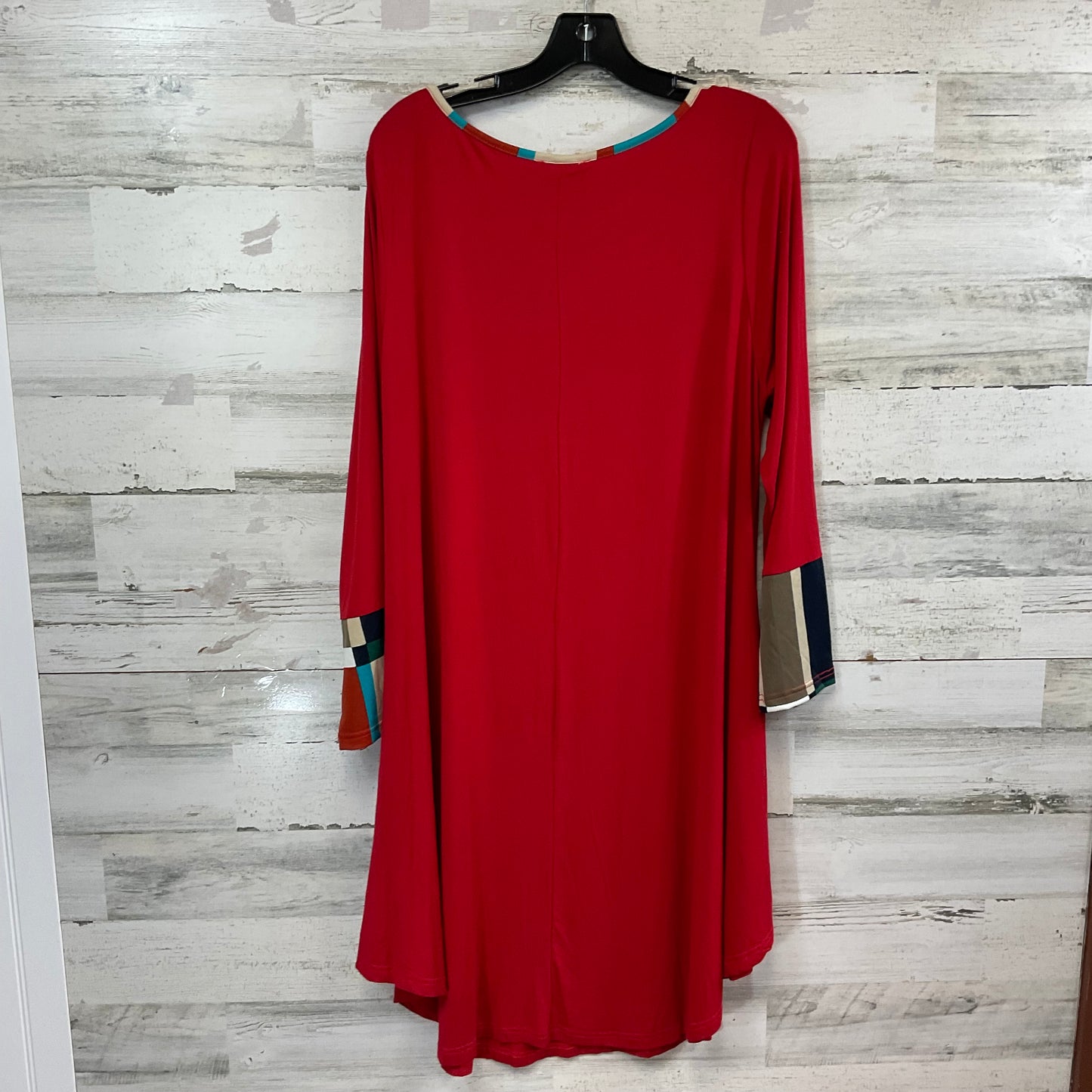 Dress Casual Short By Simply Aster In Red, Size: 1x